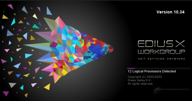 [EDIUS软件] EDIUS10.34 12119软件最新工作组版本带注册机及安装视频教程插图