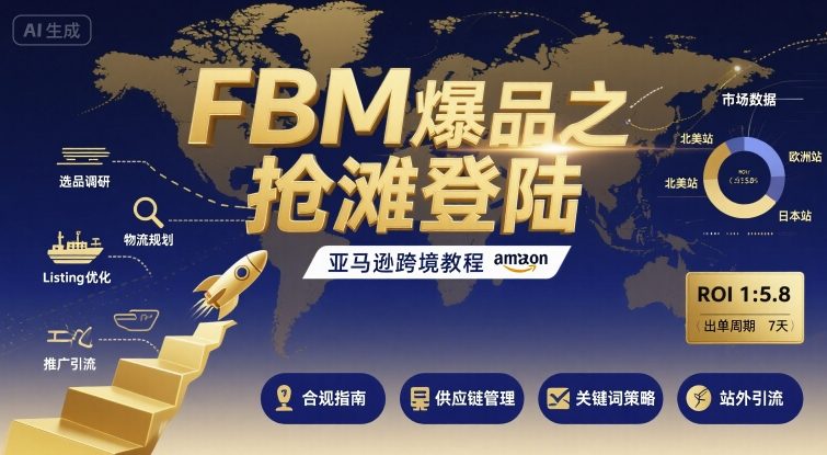 FBM爆品之抢滩登陆-亚马逊跨境教程插图 FBM爆品之抢滩登陆-亚马逊跨境教程