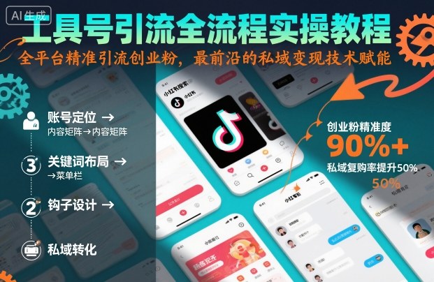 工具号引流全流程保姆级实操教程,全平台精准引流创业粉,最前沿的私域变现技术赋能插图 工具号引流全流程保姆级实操教程,全平台精准引流创业粉,最前沿的私域变现技术赋能