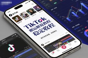 TikTok搬运解说教程，稳定收益，操作简单易懂，批量可做，持续稳定